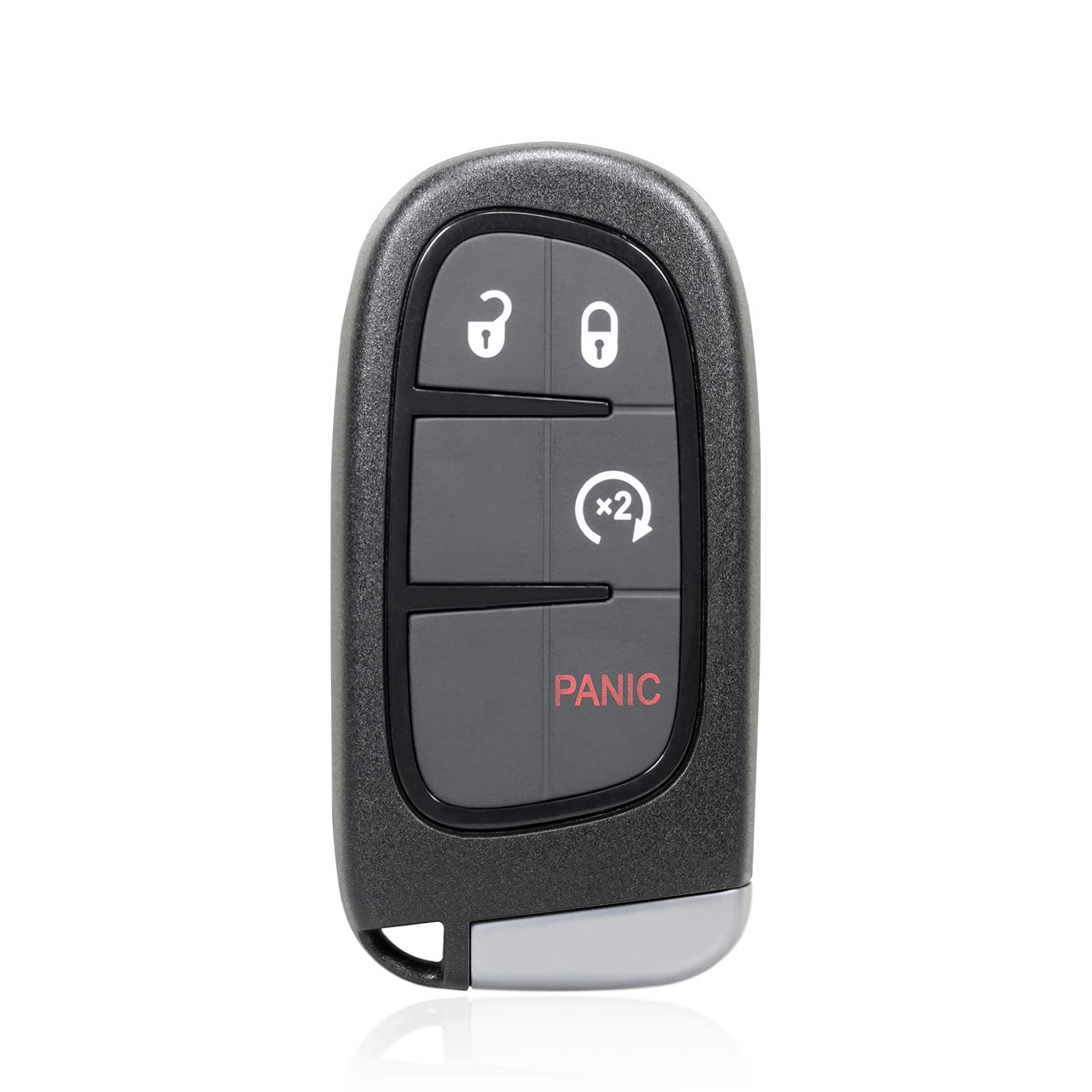 Ersatz Keyless Entry Fernbedienung Auto Schlüsselanhänger GQ4-54T 433MHz 46 Chip für Dodge für Ram 1500 2500 3500 2013-2019 4 Tasten mit Türschlüssel von MACHSWON
