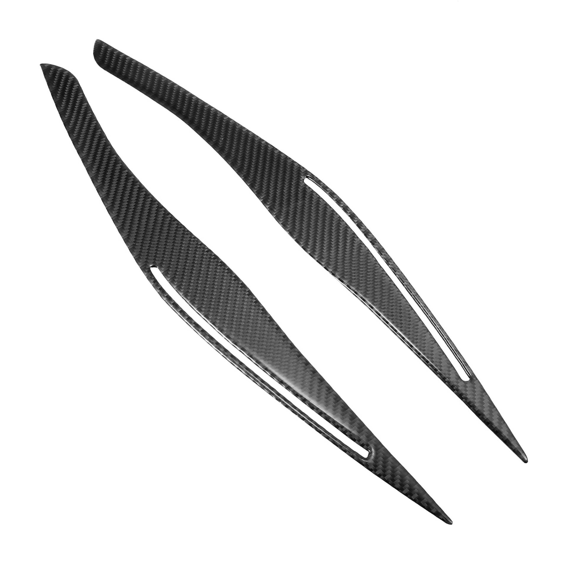 MACHSWON 1 Paar Frontscheinwerfer Augenbrauen Augenlid Trim Augendeckel Abdeckung Dekoration Styling Paar Aufkleber für BMW E90 E92 E93 2005-2012 Kohlefaser-Muster Schwarz Augenbrauen Auto MACHSWON 1 Paar Frontscheinwerfer Augenbrauen Augenlid Trim Augendeckel Abdeckung Dekoration Styling Paar Aufkleber für BMW E90 E92 E93 2005-2012 Kohlefaser-Muster Schwarz Augenbrauen Auto von MACHSWON