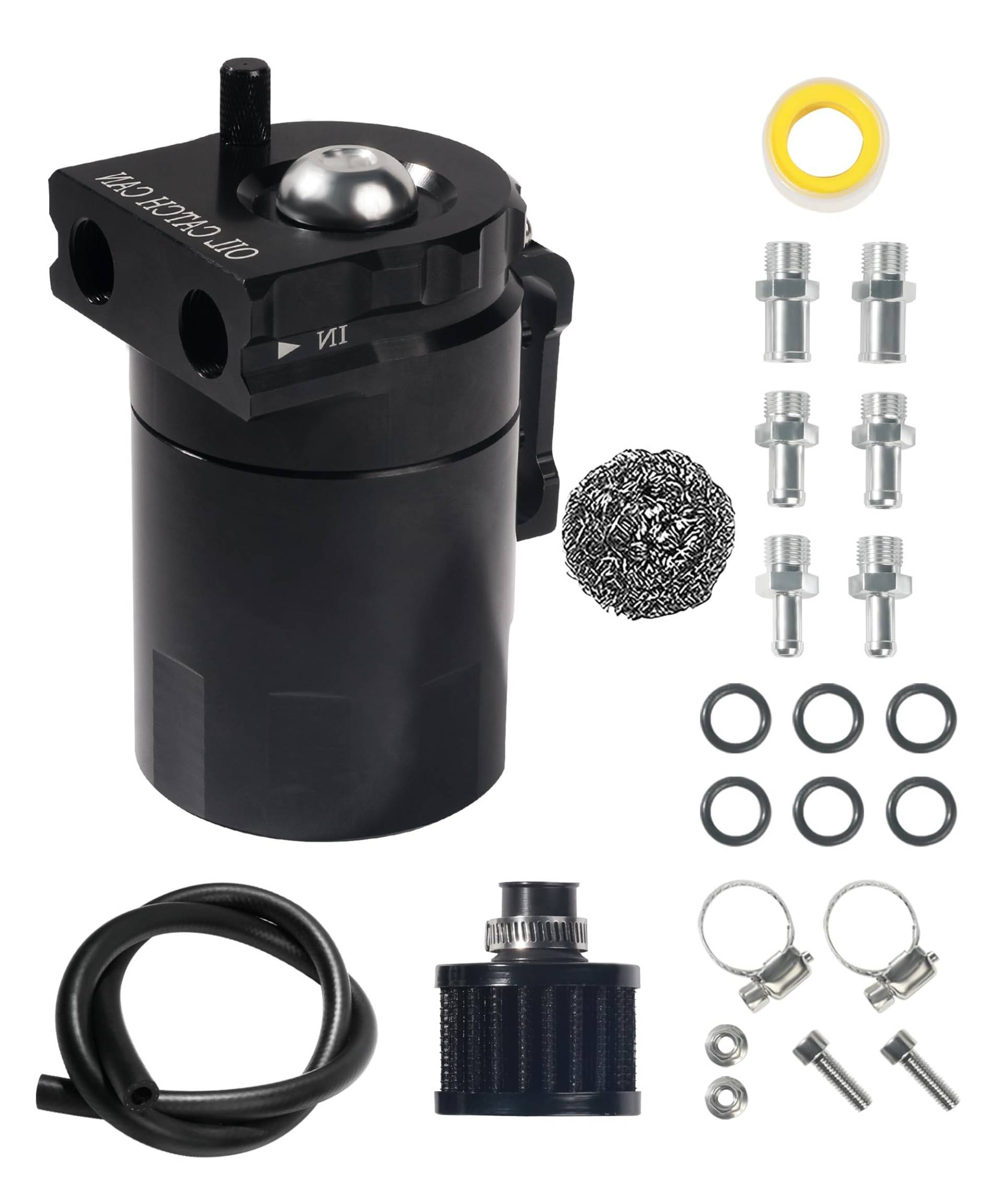 MACHSWON Aluminium-Ölauffangdose – 300 ml Tank-Set für Auto, LKW, Motor MACHSWON Aluminium-Ölauffangdose – 300 ml Tank-Set für Auto, LKW, Motor von MACHSWON