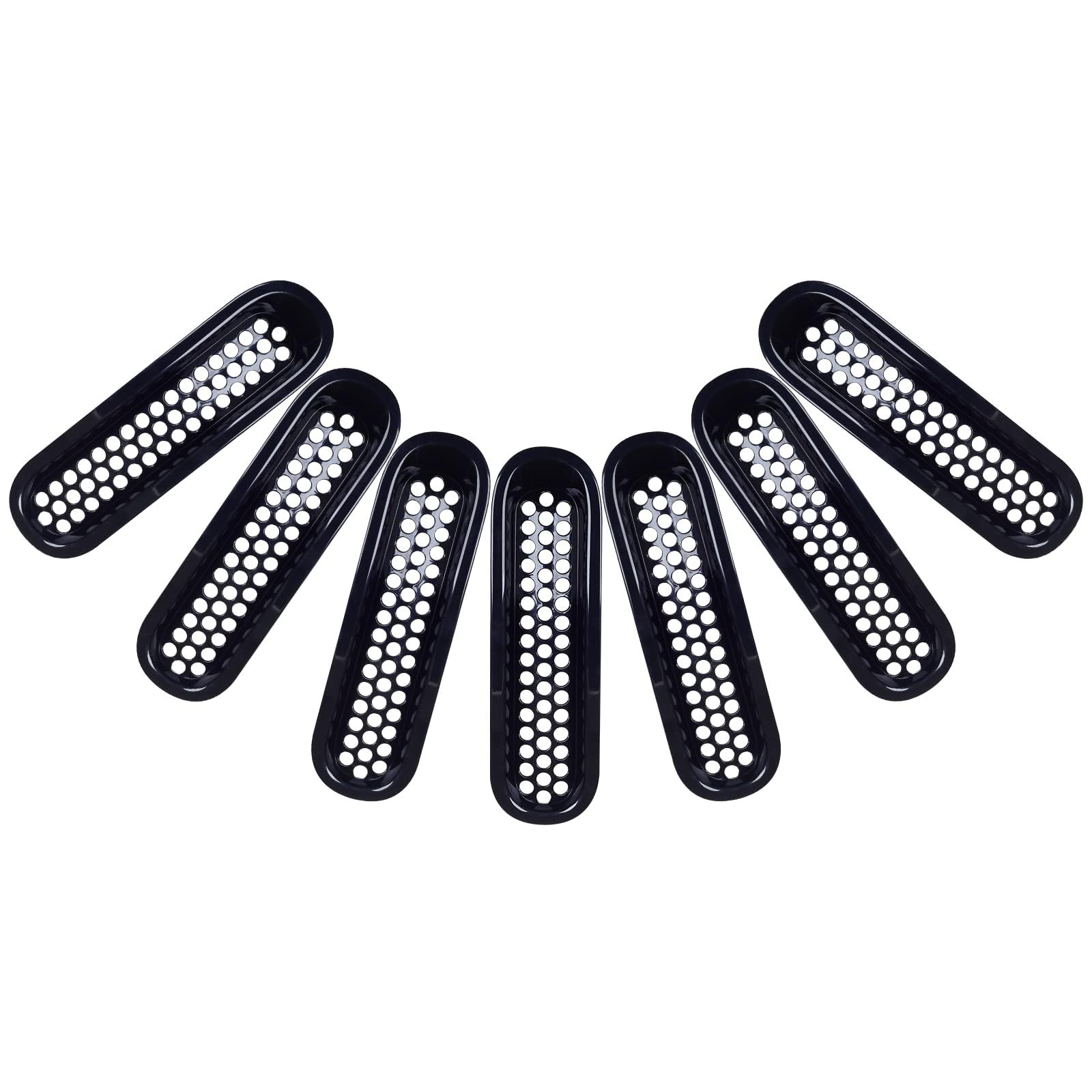 MACHSWON Auto Auto Frontgrill Einsätze für Jeep Wrangler JK JKU 2007-2017 Mesh Grill Abdeckung Glänzend Schwarz Zubehör MACHSWON Auto Auto Frontgrill Einsätze für Jeep Wrangler JK JKU 2007-2017 Mesh Grill Abdeckung Glänzend Schwarz Zubehör von MACHSWON