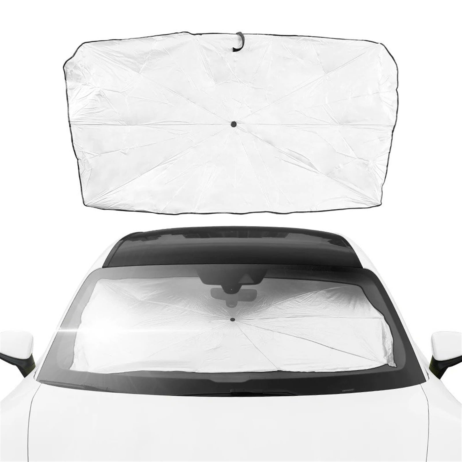 Sonnenschutz Auto Für Alfa Für Romeo Für Giulietta 940 Auto-Sonnenschutz Auto-Sonnenschutz Für Die Frontscheibe UV-Schutz Auto-Innenausstattung Auto Fenster Sonnenschutz(76x140cm) von MACUN