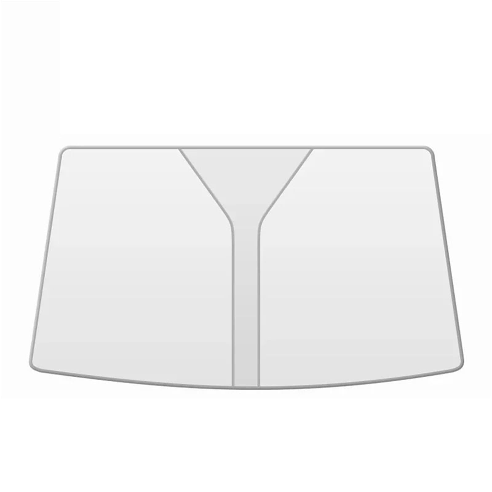 Sonnenschutz Auto Tragbarer Auto-Sonnenschutz 70 * 140 cm Doppelschicht-Sonnenschutz-Isoliertuch Auto-Innenraum-Schattenschirm-Fenster-Windschutzscheibe Faltbar Auto Fenster Sonnenschutz(Silber) von MACUN