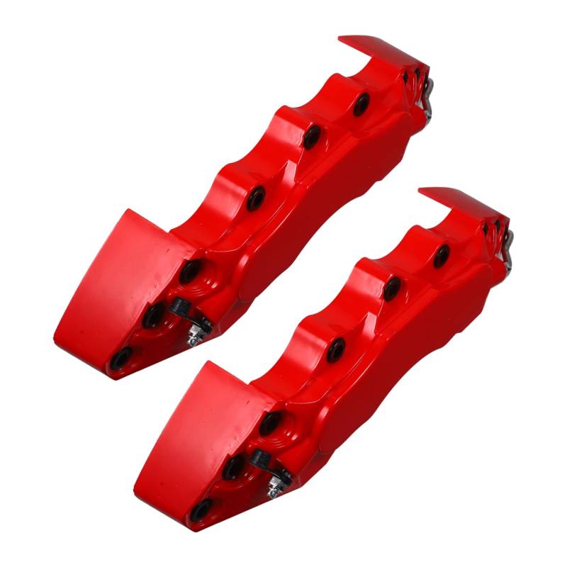MAGICLULU 1 Paar Bremssattelabdeckung Scheibe Autodekor Radnaben Bremssattelabdeckung Autozubehör Bremssattelschutz Bremssattel Ästhetikabdeckung Rot Hochtemperatur von MAGICLULU