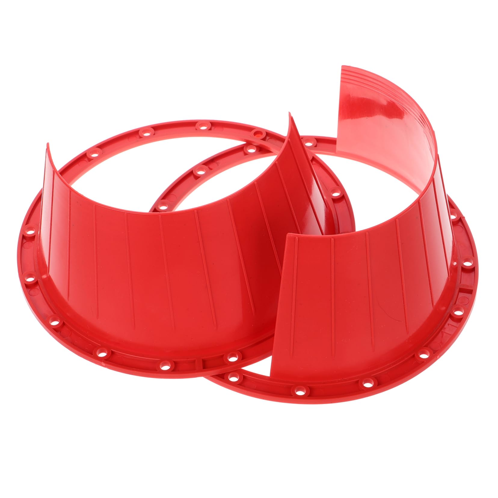 MAGICLULU 1 Paar Distanzringe Für Lautsprecheradapter Kfz-lautsprecherring Lautsprecher-abstandshalter Austausch Des Abstandshalters Für Autolautsprecher Plastik Rot von MAGICLULU