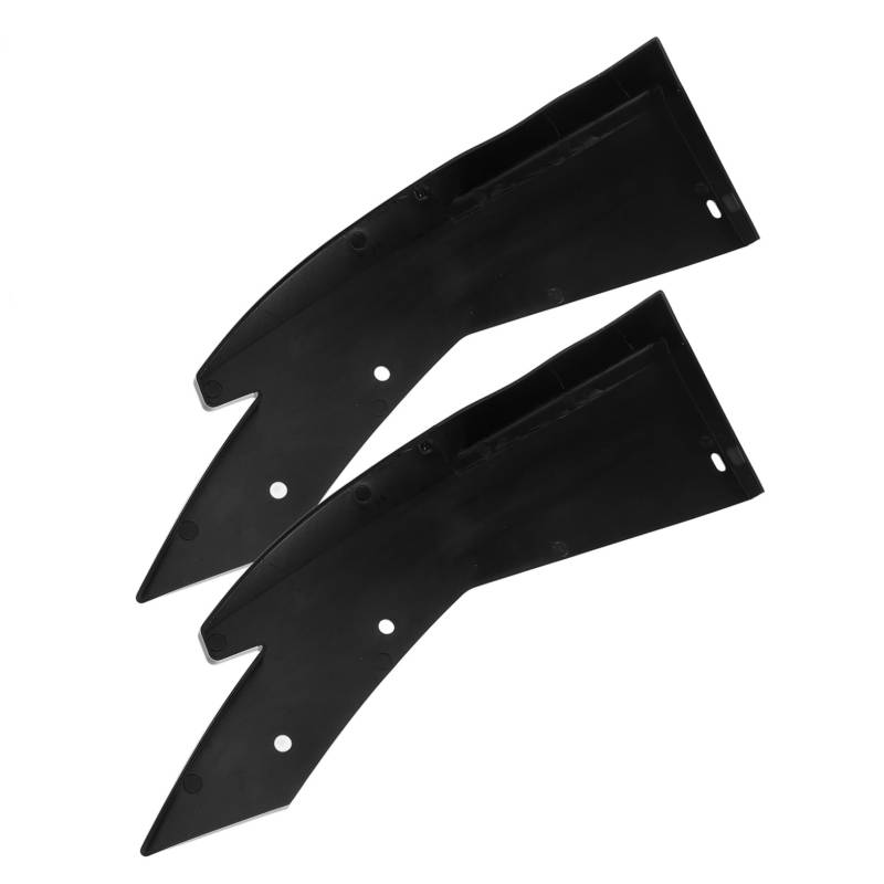 MAGICLULU 1 Paar Heckstoßstangensplitter Stoßstangenspoiler Heckspoiler Für Auto Auto Heckdiffusor Kfz Außenzubehör Spoiler Für Autos Heckspoiler Autospoiler Schwarz Abs von MAGICLULU
