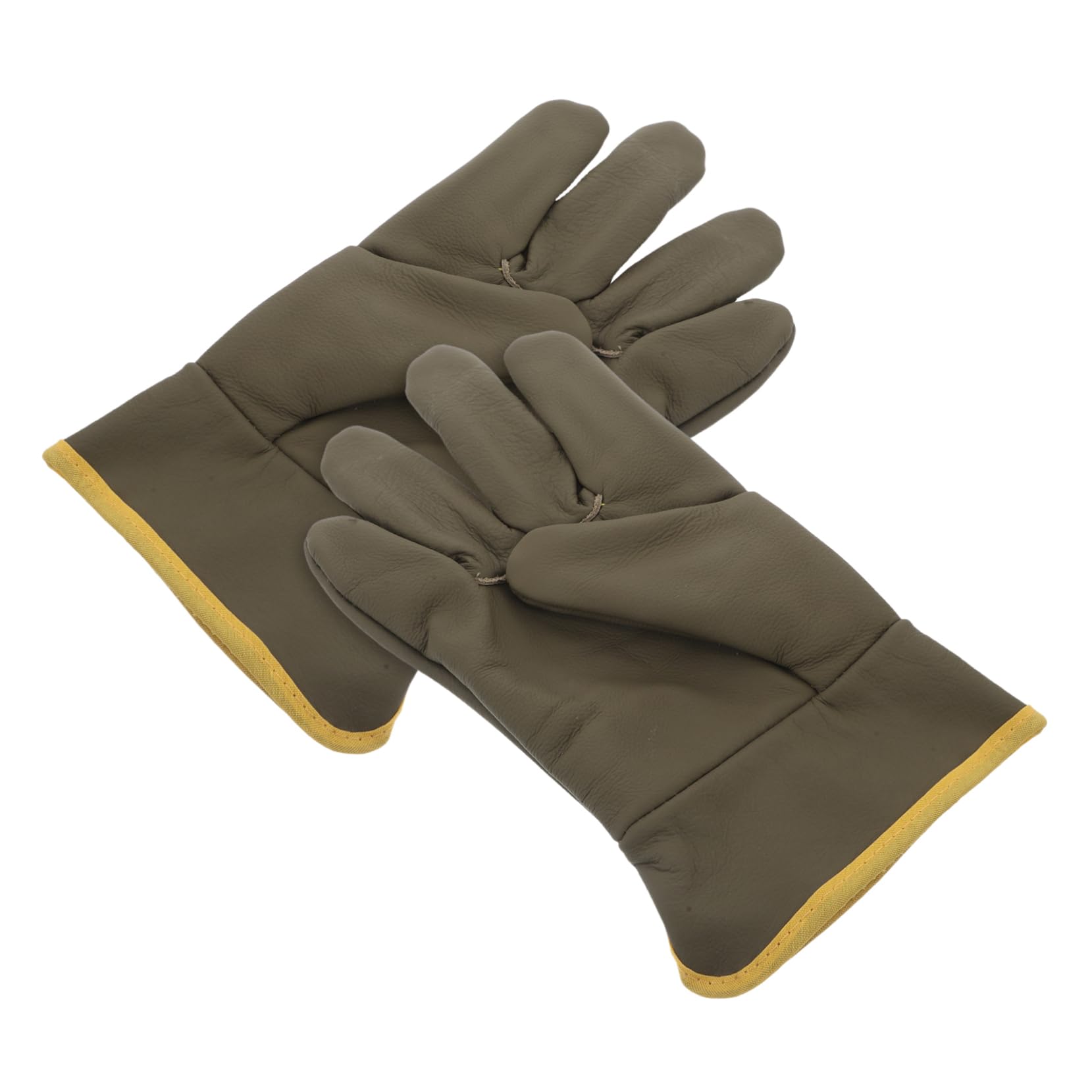 MAGICLULU 1 Paar Schweißerhandschuhe Holzofenhandschuhe feuersichere Handschuhe mechanische Handschuhe Arbeitshandschuhe für Herren Handschuhe zum Trainieren Schweißhandschuhe Leder von MAGICLULU