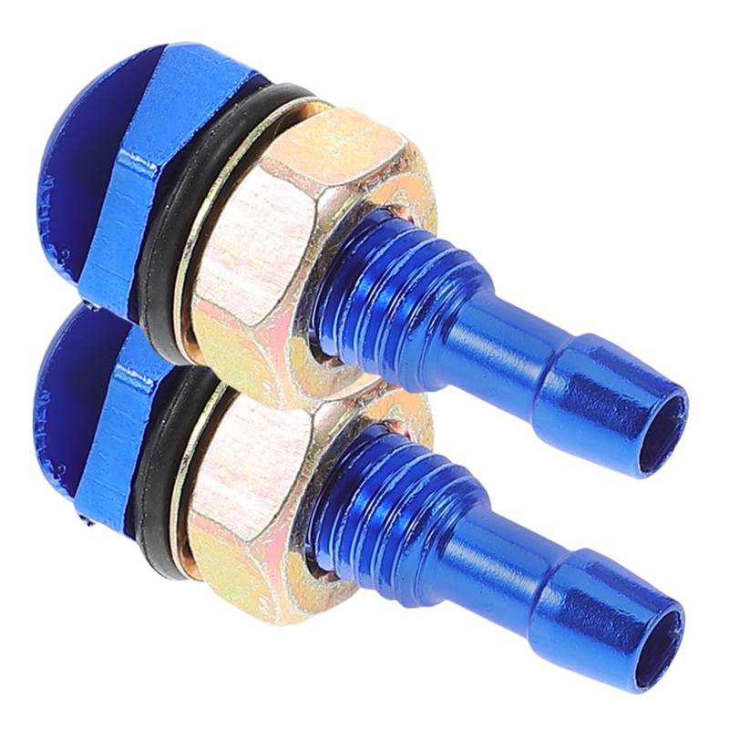MAGICLULU 1 Paar Wischerdüse Scheibenwaschdüsen Scheibenwischer Mit Spritzwasser Düse Für Scheibenwaschflüssigkeit Scheibenwischer-waschdüse Scheibenwaschbehälter Waschwasserdüse Blue Metall von MAGICLULU