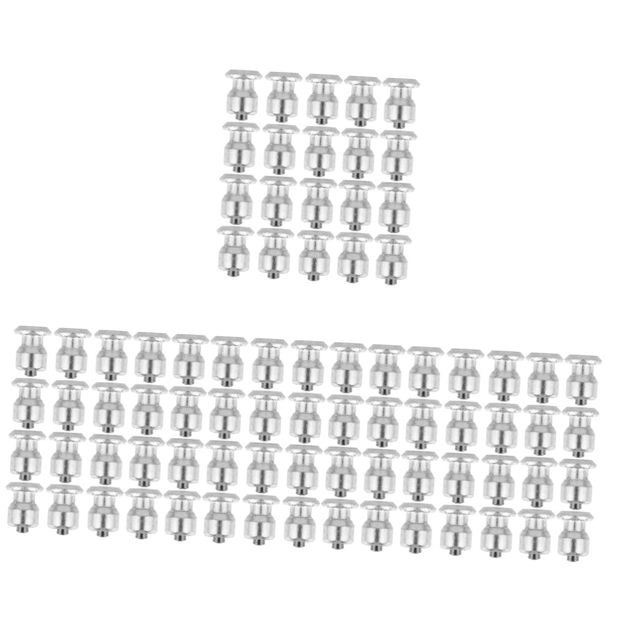 MAGICLULU 1 Satz Anti-cleat-reifen Rutschfeste Autoschrauben Winterreifen Schnee Bolzenschraube Winterrad Reifenspikes Spikes Für Reifen Reifenspitze Wolfram Stahl Material Silber 50 Stück von MAGICLULU
