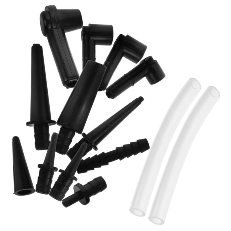 MAGICLULU 1 Satz Bremsflüssigkeitswechsler Hydraulikschlauch Spülöl Entlüfter Anschlussadapter Entlüftungsanschlüsse Adapter Auto Ablassarmatur Siphon Kfz Austausch Entnahmepumpe Schwarz von MAGICLULU