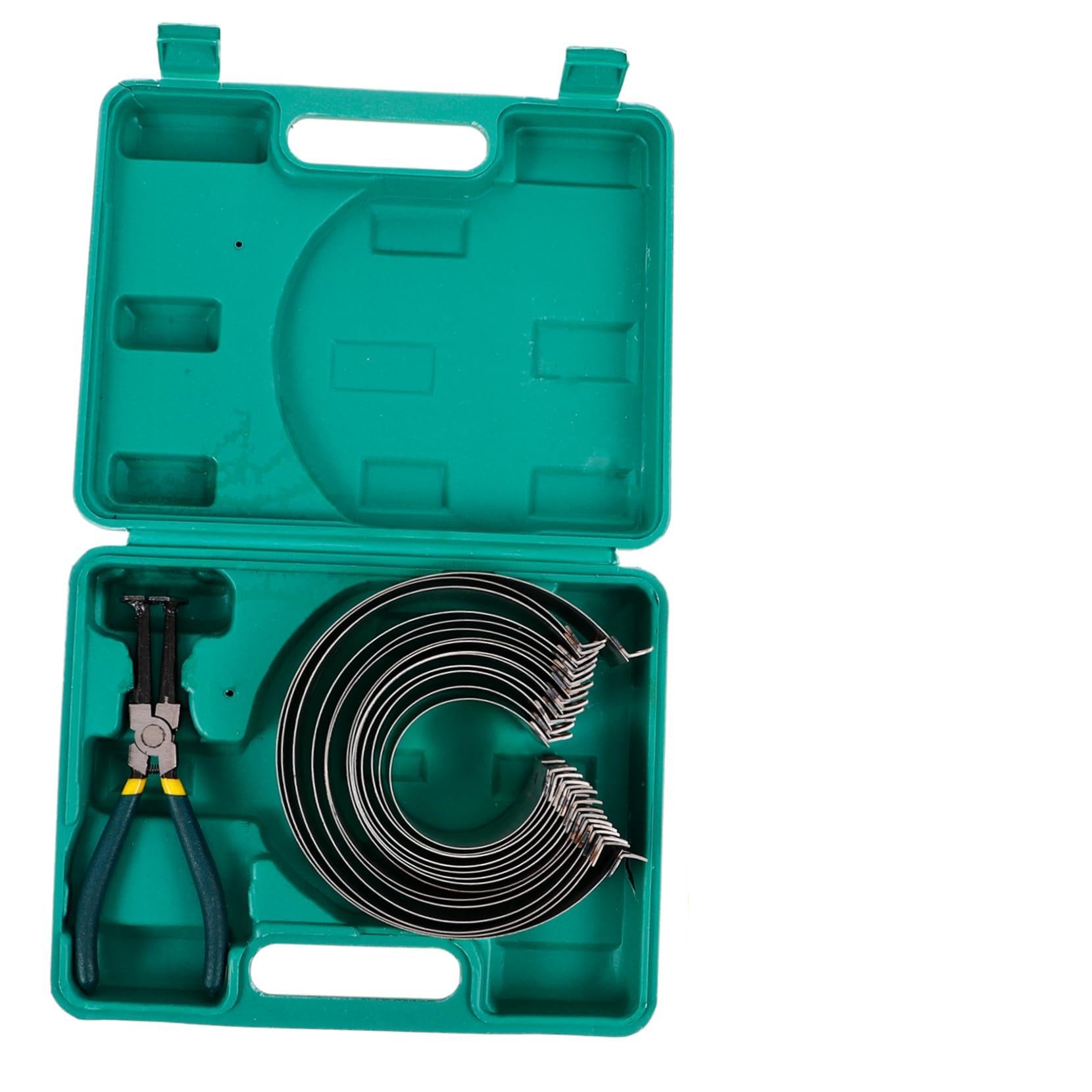 MAGICLULU 1 Satz Kolbenringkompressor für Motoren Werkzeug Auto Kolbenring Einbausatz Vanadium-Stahl MAGICLULU 1 Satz Kolbenringkompressor für Motoren Werkzeug Auto Kolbenring Einbausatz Vanadium-Stahl von MAGICLULU