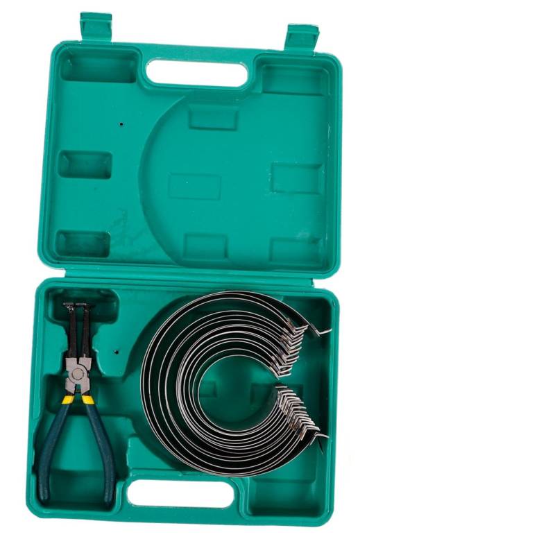 MAGICLULU 1 Satz Kolbenringkompressor für Motoren Werkzeug Auto Kolbenring Einbausatz Vanadium-Stahl von MAGICLULU