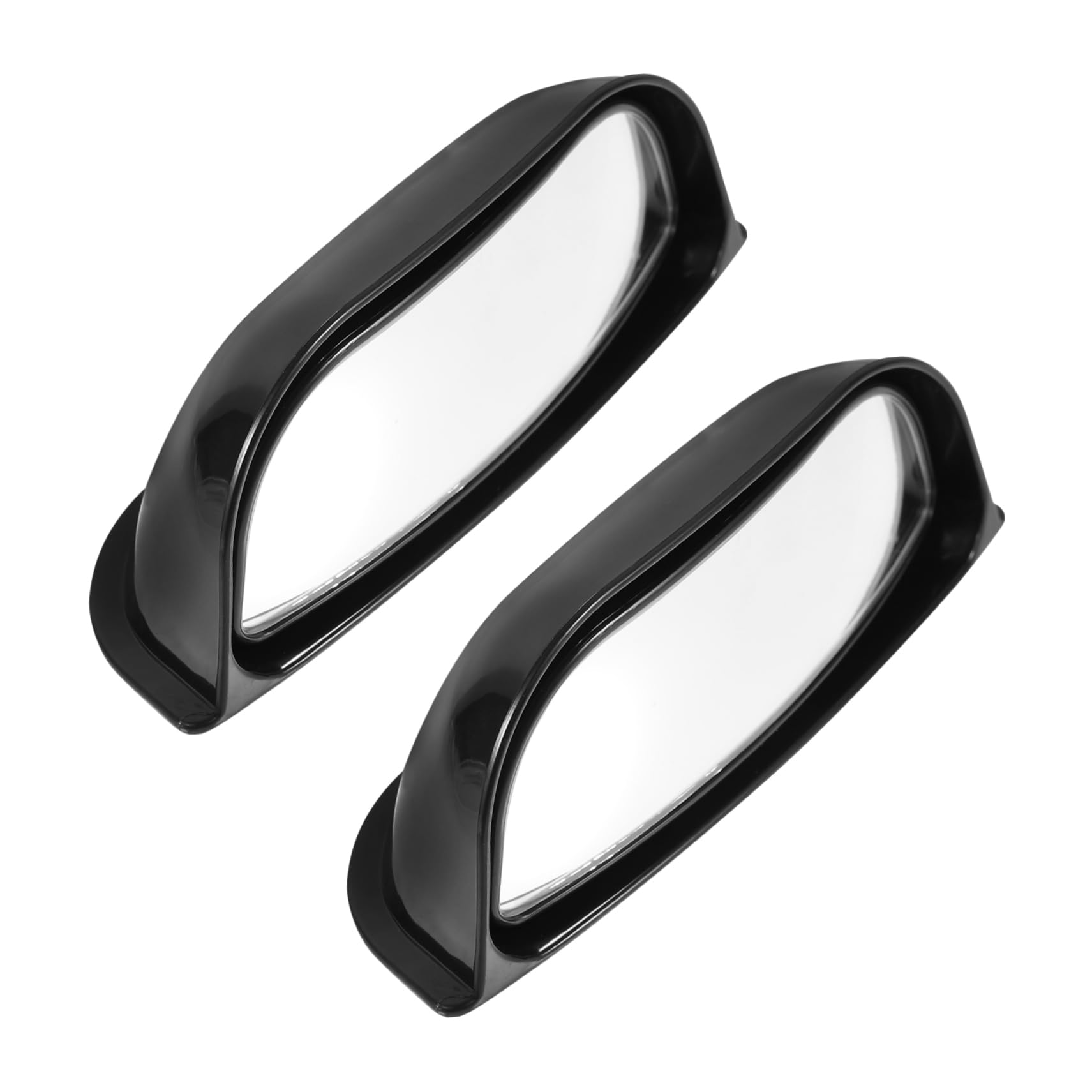 MAGICLULU 1 Satz Rücksitzspiegel Verstellbare Weitwinkel Außenspiegel für Pkw und Wohnwagen Schwarz für Optimale Sicht im Toten und Mehr im Straßenverkehr von MAGICLULU