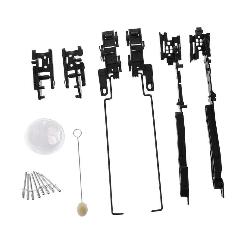 MAGICLULU 1 Satz Schiebedach Reparatursatz Reperatur-Teile Montage Ersatz Fensterreparaturset Bausatz sonnenschutz dachfenster Autoreparaturzubehör Autozubehör Asb-Kunststoff Schwarz von MAGICLULU