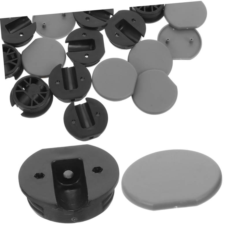 MAGICLULU 10 Sätze Rv -zubehör -verbindungsteile Zahnspange Möbel Klammern Anschlüsse Eckstrebe Eckverbinder Eckbefestigungswinkel Für Befestigen Ecke Eckwinkel Grey Pp von MAGICLULU