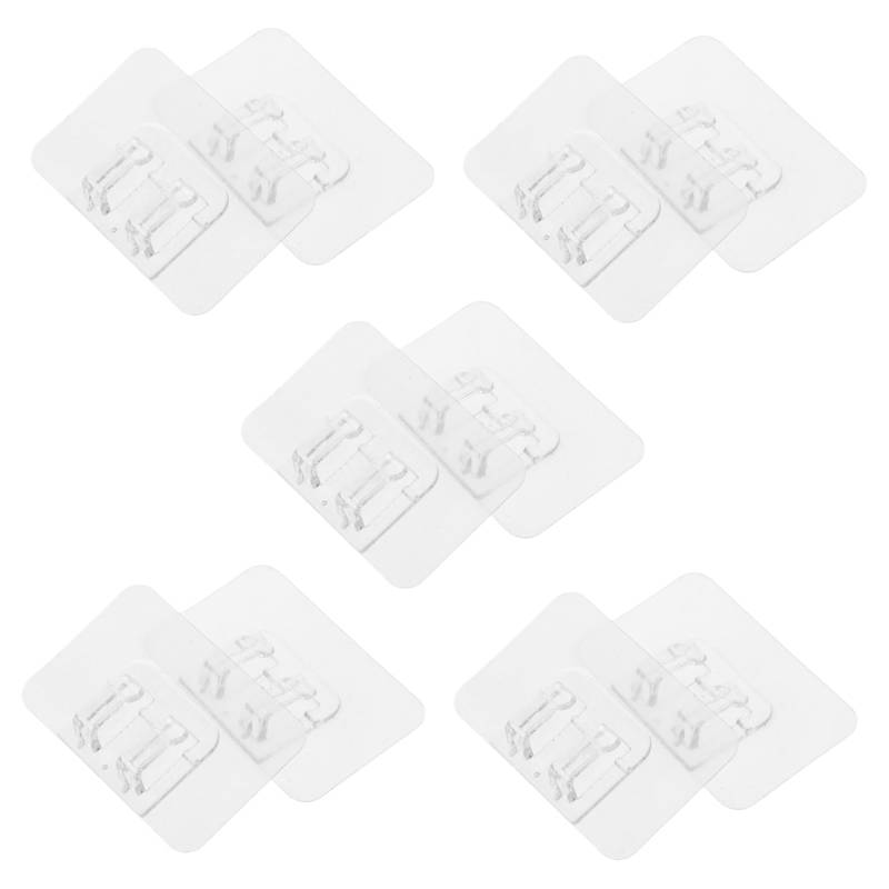MAGICLULU 10 Stück Auto Fußmatten Befestigungsaufkleber Teppich Automatten Abnehmbare Auto Fußmattenschnalle Bodenmatten Clips Auto Fußmattenrückseite Selbstklebende Fixierung Auto von MAGICLULU