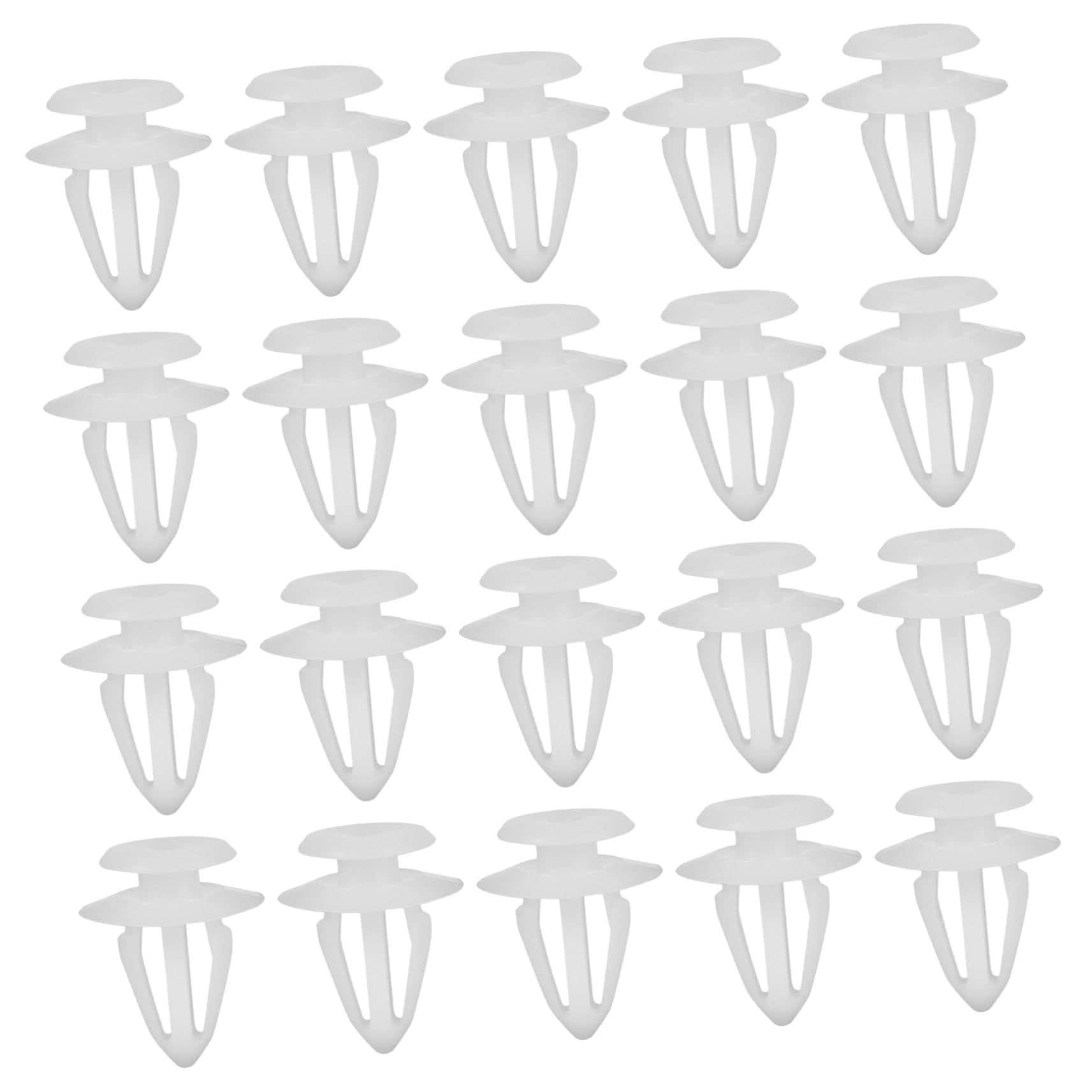 MAGICLULU 100 Stück Schnalle der Türverkleidung nietzange Motorabdeckungsclip Stoßfänger-Befestigungsclip Nietklemme Halteclip Auto-Stecknadel PA66-Nylon Weiß MAGICLULU 100 Stück Schnalle der Türverkleidung nietzange Motorabdeckungsclip Stoßfänger-Befestigungsclip Nietklemme Halteclip Auto-Stecknadel PA66-Nylon Weiß von MAGICLULU