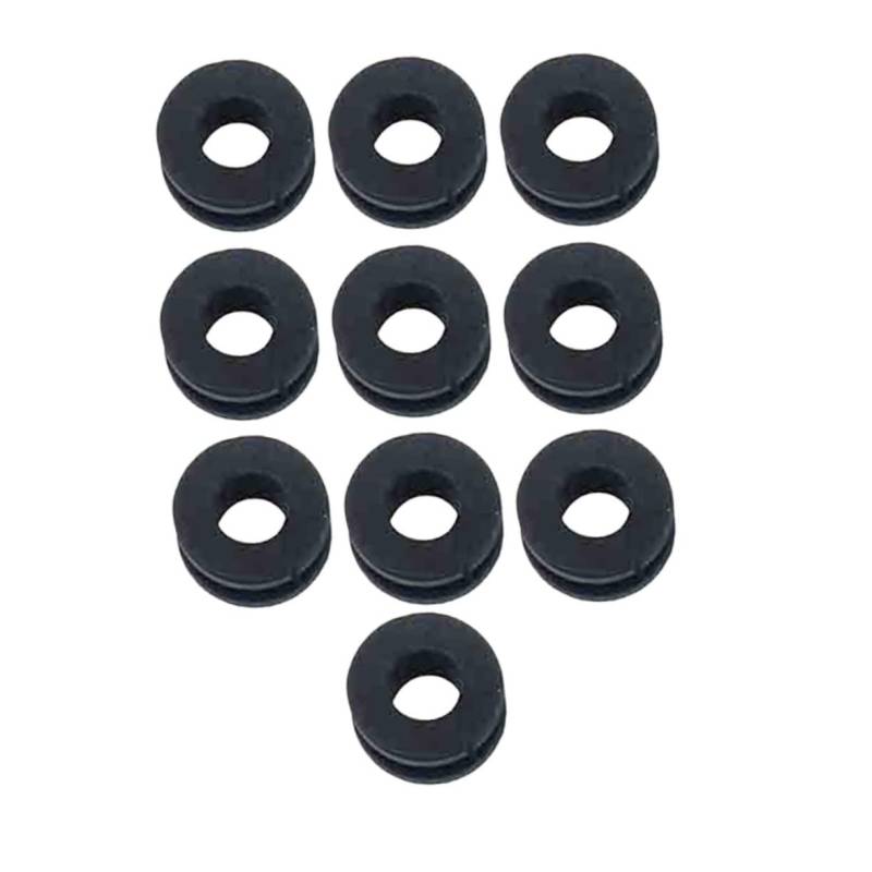 MAGICLULU 10Stücke Teiliges Dämpfungsring Gummiringe Für Hinterradpufferung Und Elastisch Passend Für Motorräder Und Schwarze Farbe Einfache Montage von MAGICLULU