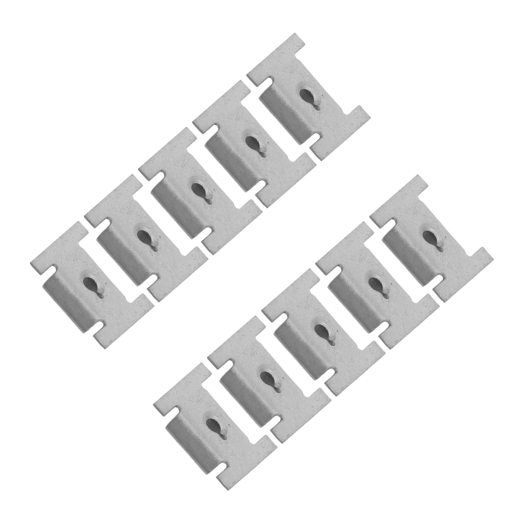 MAGICLULU 10Stücke U Typ Halteklammern für Auto Montageclips Mutter Clips für Stoßstangen und Karosserie Einfache Installation und Vielseitige Anwendung von MAGICLULU