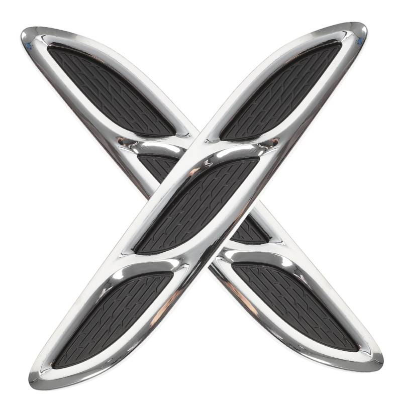 MAGICLULU 1Paar Auto Hauben Ventilationsaufkleber Dekorative Lufteinlass Abdeckung Für Motorhaube Einfach Anzubringen Leicht Zu Entfernen Schützt Die Autofarbe Design von MAGICLULU