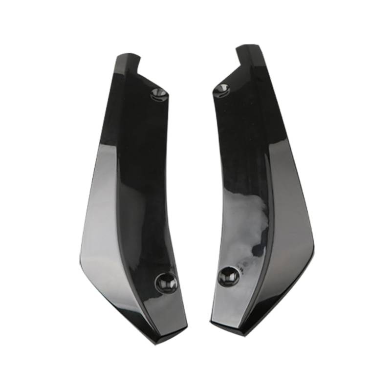 MAGICLULU 1Paar Auto Nach Schaufelspoiler Modifizierter Heckspoiler Für Cornerite Luftmesser Spoiler Glänzendem Schwarz Teiliges Für Verbesserte Fahrzeugoptik von MAGICLULU