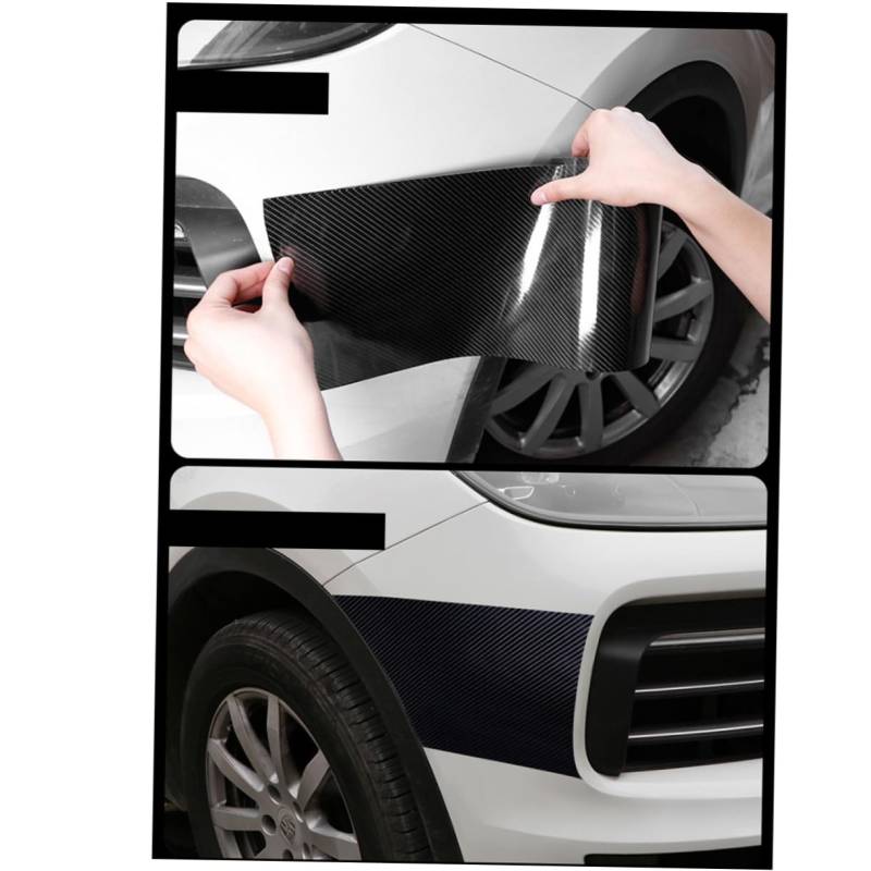 MAGICLULU 1Rolle Kohlenstofffaser Auto Karosserieschutzstreifen Selbstklebender Aufkleber Für Autos Effektiver Schutz Für Tür Und Stoßfänger Korrosionsbeständig von MAGICLULU