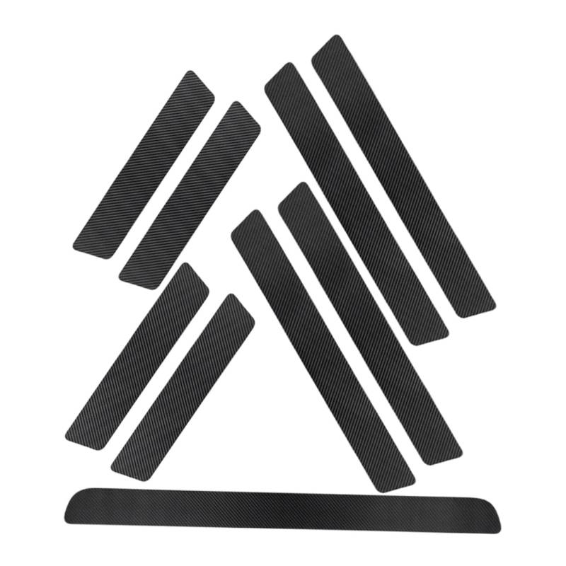 MAGICLULU 1Satz Autotür Kantenschutz Teilig Carbonfaser Türschweller Schutz Aufkleber Schutz für Vorder und Hintertüren Sowie Kofferraum Langlebig von MAGICLULU