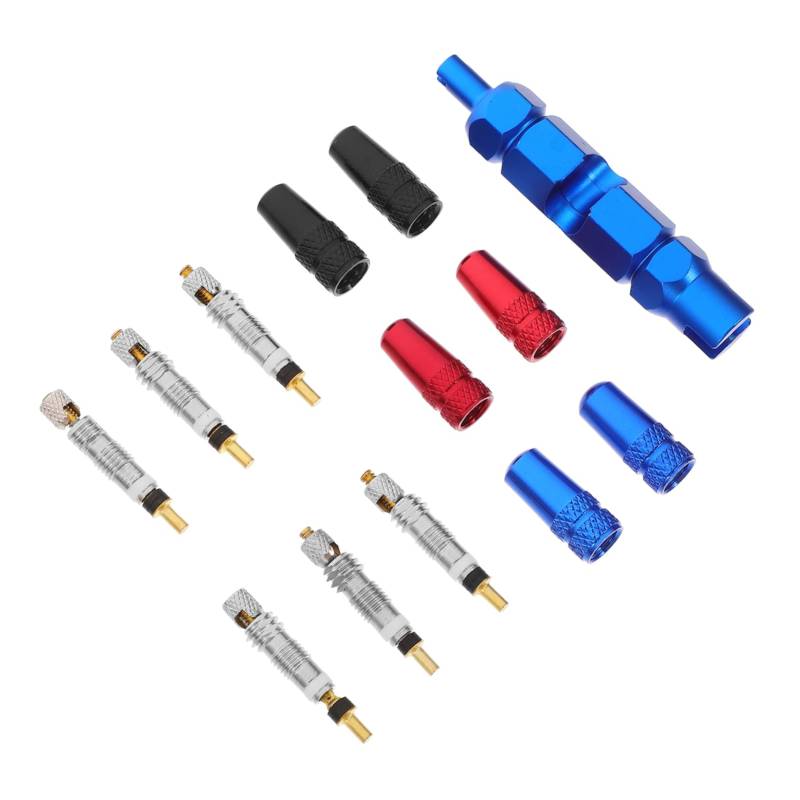 MAGICLULU 1Satz Bicycle Valve Core Remover Tool Kit For Bicycle Tires Portable Valve Core Removal Set With For Easy Maintenance von MAGICLULU