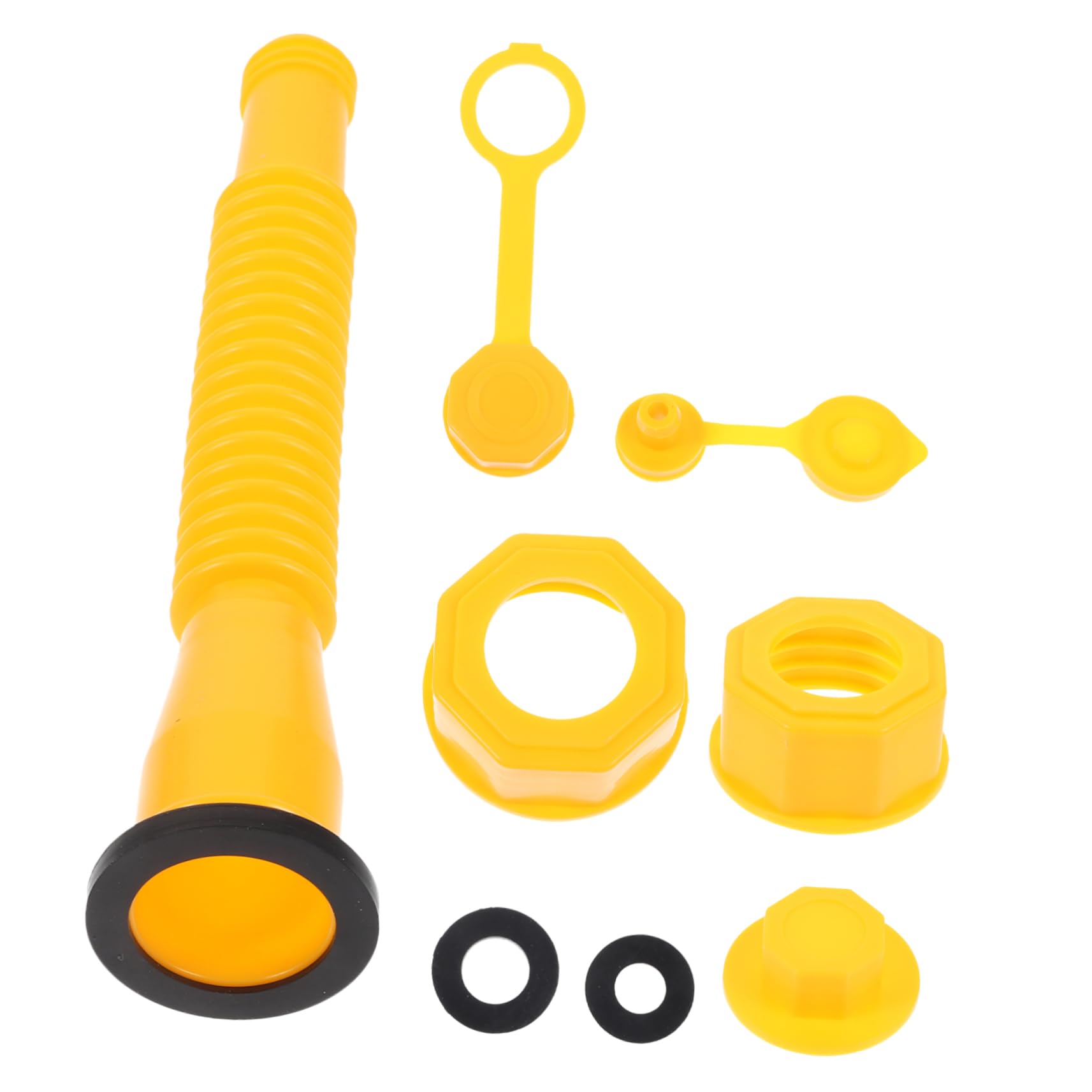 MAGICLULU 1Satz Can Spout Set Ersatzdüsen für Benzinkanister Gewinderohr Tankdeckel und Dichtungen Installieren Verwenden für Benzin und Kraftstofftanks von MAGICLULU