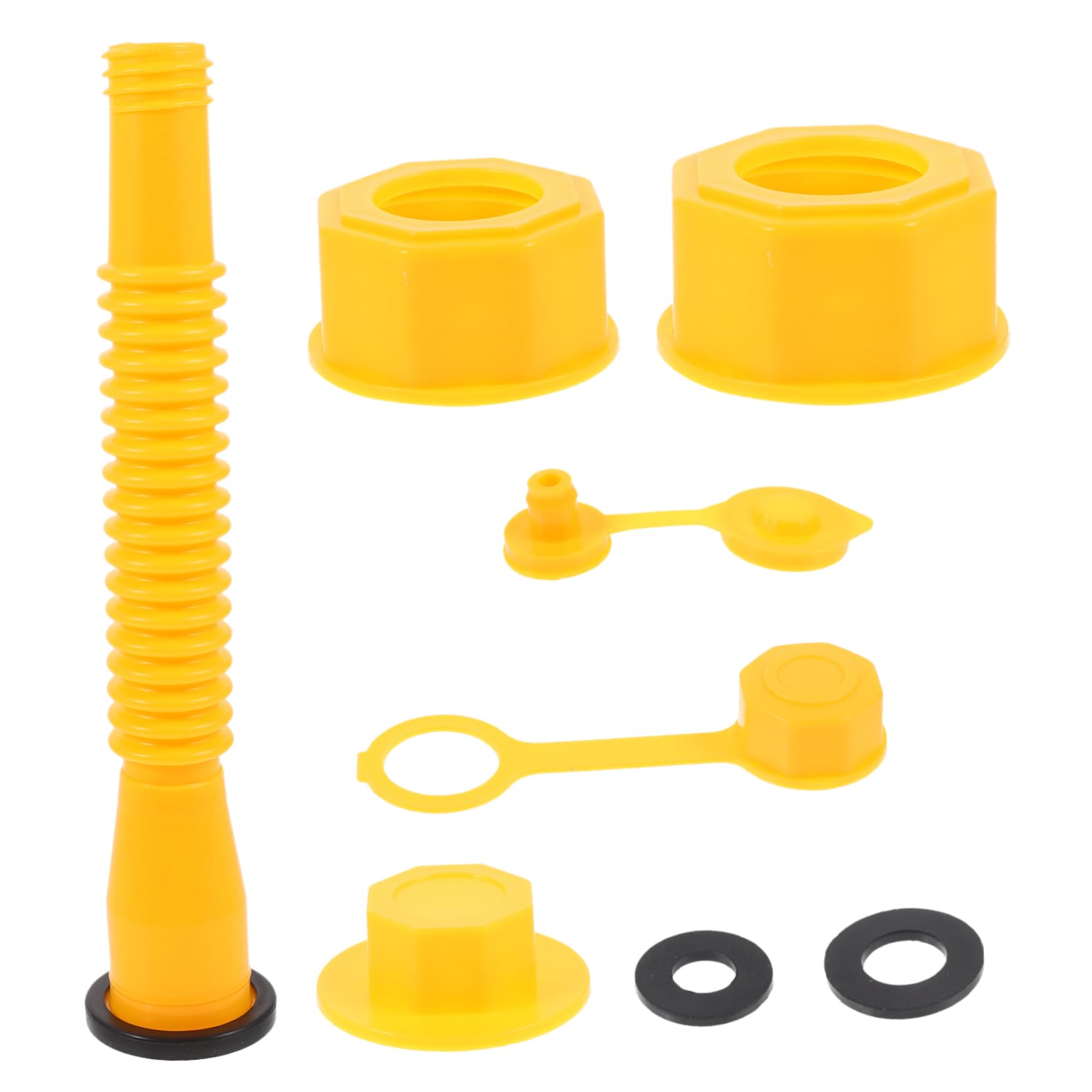 MAGICLULU 1Satz Gas Kanister Auslauf Set Ersatz für Benzinkanister mit Ausgießer und Trichter Auslaufsicher Einfach zu Verwenden Warten für Gasherd und Camping von MAGICLULU