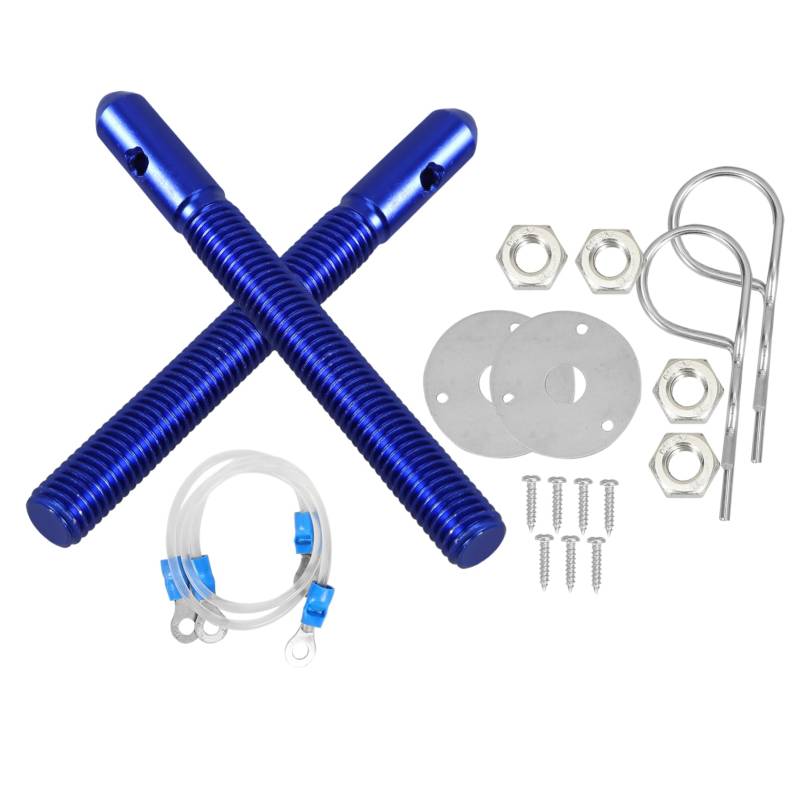 MAGICLULU 1Satz Motorhaubenstift Universelles Verriegelungsclip Kit Für Auto Modifikationen Einfach Zu Installieren Kompatibel Mit Vielen Automodellen Sicherer Halt Für Motorhaube von MAGICLULU