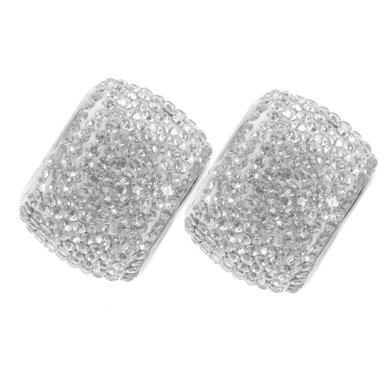 MAGICLULU 1Stücke Bling Kopfstützenringe Für Autos Dekorative Kopfstützenringe Aus Hochwertigem Material Universelle Passform Für Autositze Abnehmbar Und Waschbar Elegantes von MAGICLULU