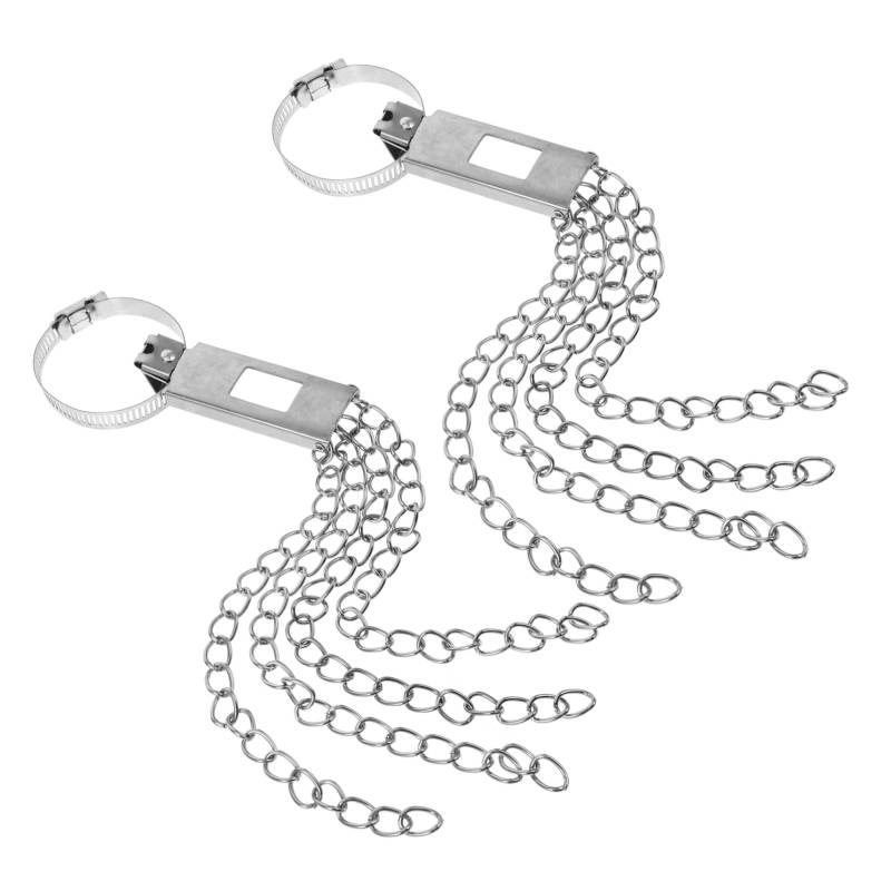 MAGICLULU 2 Stück Antistatischer Gürtel Schlüssel Auto Universal- Verhindern Reinigung Schutz Leitfähig Streifen Für Draht Auspuff-erdungsband Silver Zinklegierung von MAGICLULU