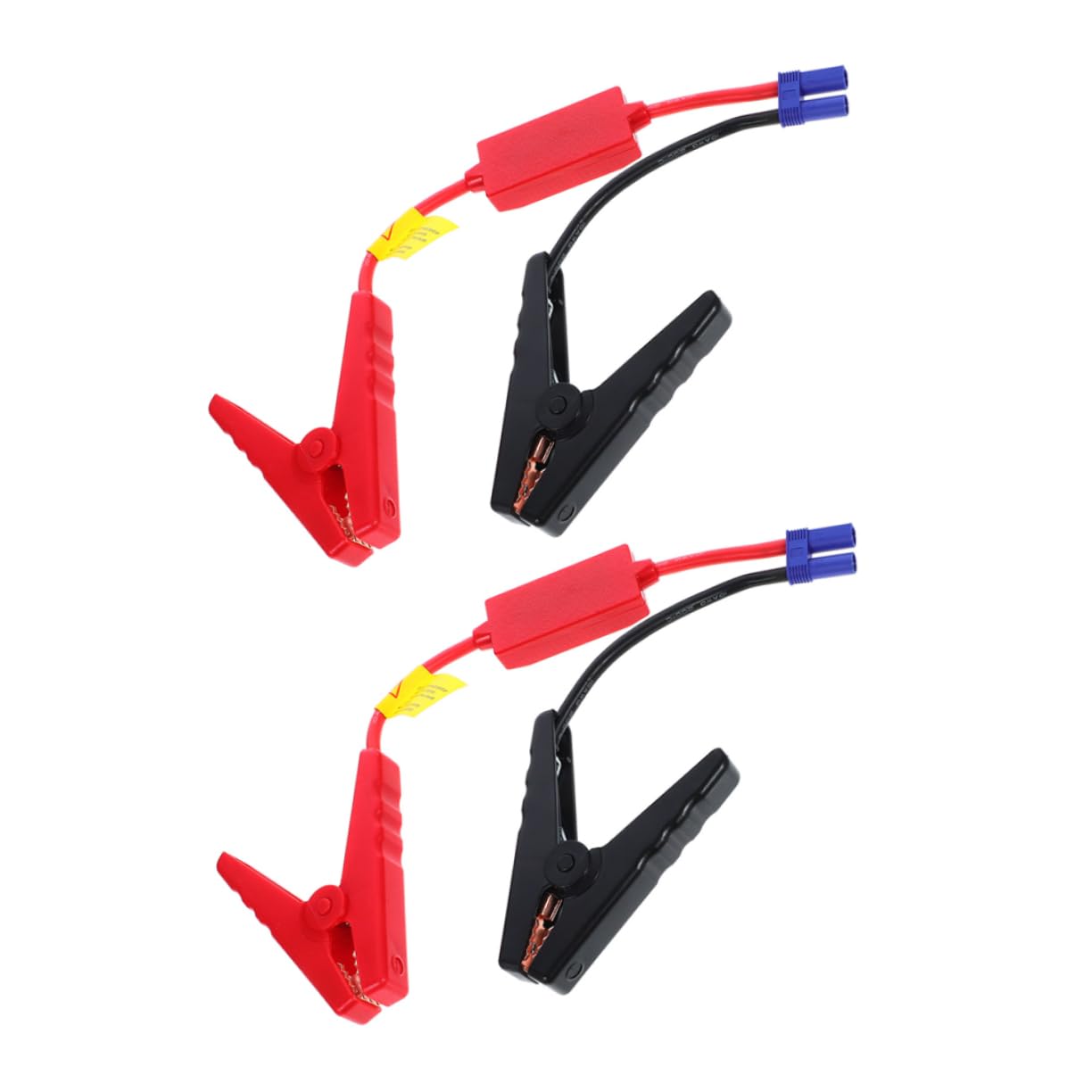 MAGICLULU 2 Stück Autobatterie mit Stromkabel Überbrückungskabel für Autobatterien Überbrückungskabel für Autos Auto-Starthilfe Überbrückungskabelklemmen Quick Connect Pullover Kabel Metall von MAGICLULU