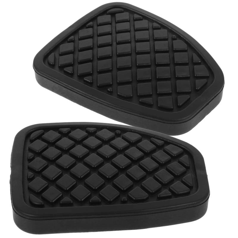 MAGICLULU 2 Stück Autopedalfußabdeckung Kupplung Autozubehör Unterlage Innere Pedale Auto Pedalauflagen Bremspedalauflagen Für Autos Fußpedalabdeckung Bremsbeläge Gummi Black von MAGICLULU