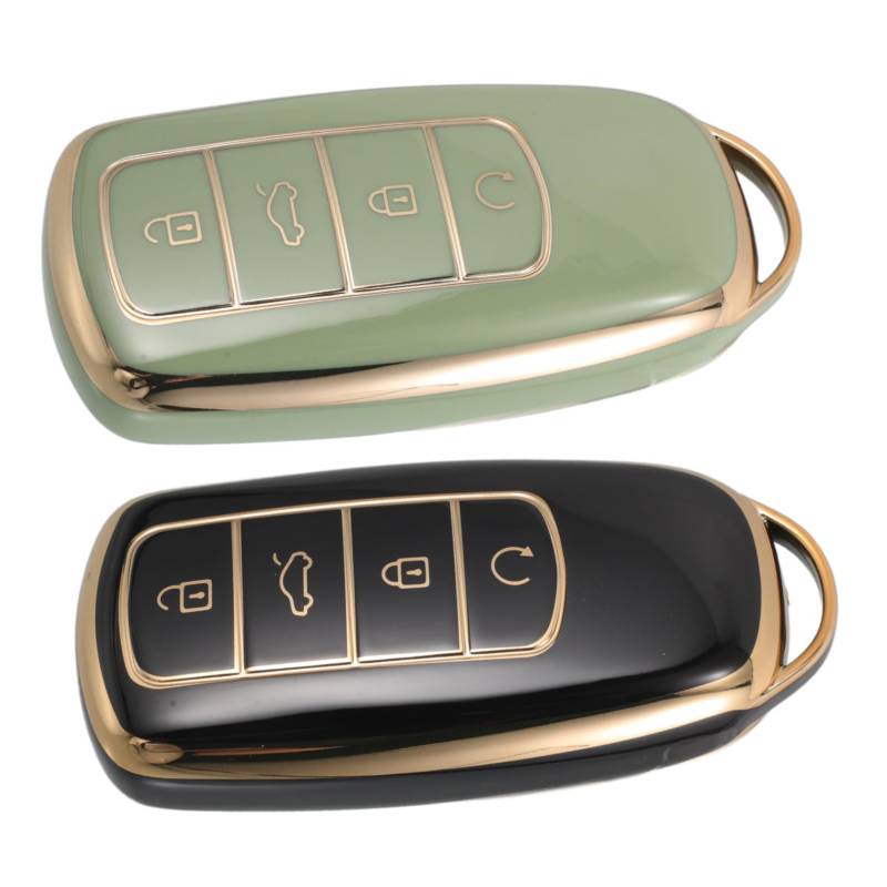 MAGICLULU 2 Stück Autoschlüsselschale Keyless-Entry-Fall Gehäuse Für Schlüssellose Fernbedienung Ersatzschlüsselgehäuse Autoschlüsselschutz Fob-Abdeckung Schlüsselanhängergehäuse TPU von MAGICLULU