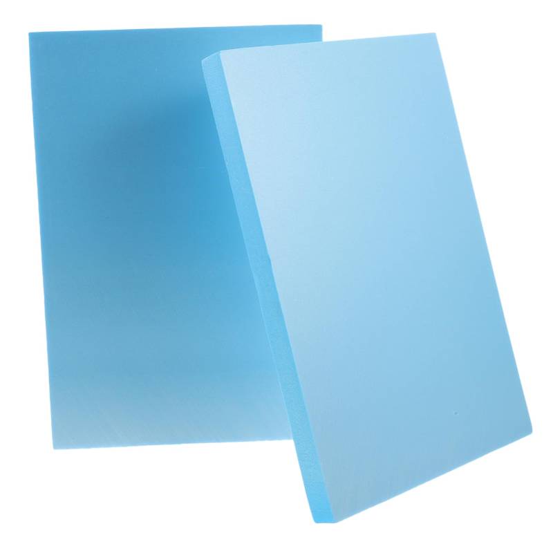 MAGICLULU 2 Stück Blätter Schaumstoff für Koffer Verpackung Bausatz Handwerk Automobil Unterlage Einsätze für Koffer Schaumkissen Versandschaum Schaumstoffpolster PU-Schaum Himmelblau von MAGICLULU
