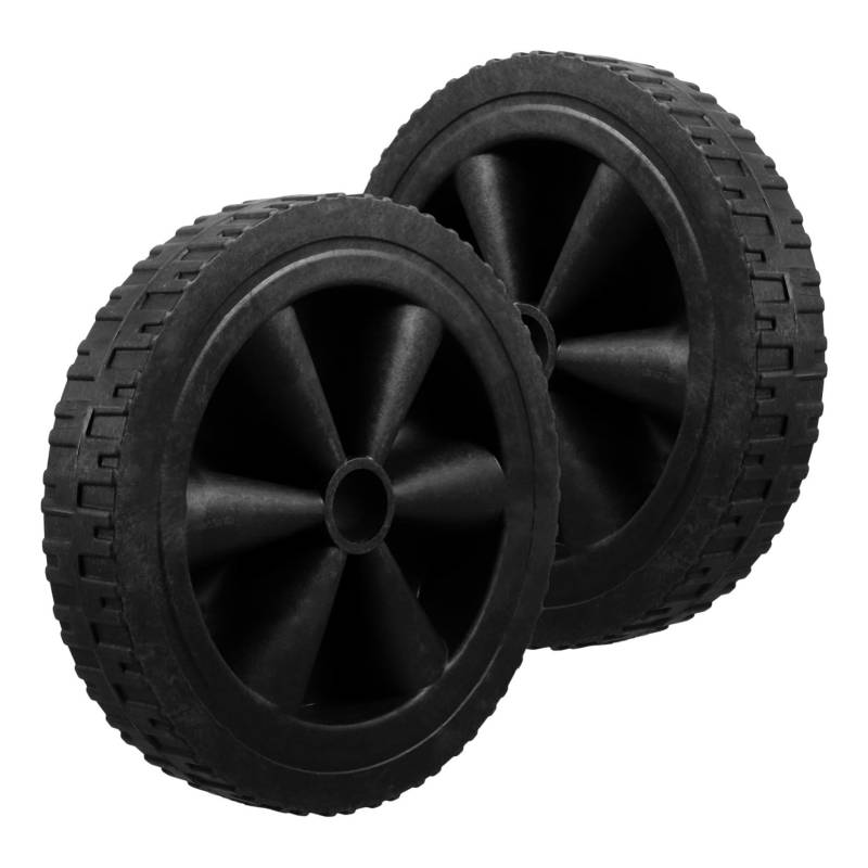 MAGICLULU 2 Stück Ersatzräder Für Grill Und Strandwagen Ersatzräder Für Luftkompressoren Generator Ersatzräder Luftkompressorräder Kleine Räder Für Wagen Gummi Schwarz von MAGICLULU