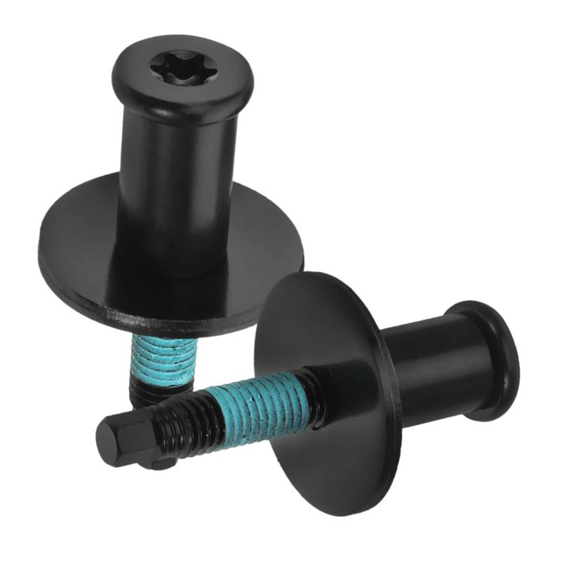 MAGICLULU 2 Stück Heckklappenschließer Ersatz Gate Latch Fallenschließer Tor Stürmer sperren für LKW Teil drücken verriegeln Und Bolzen Rückseite Metall Black von MAGICLULU