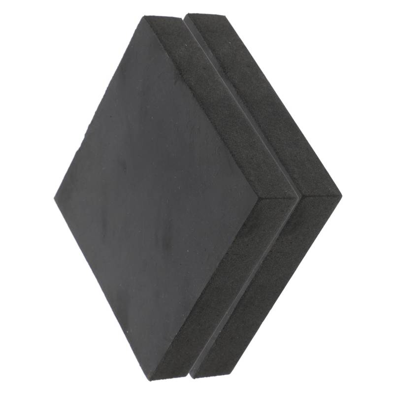 MAGICLULU 2 Stück Schock-absorbierende Gummi-Pads Wohnmobil Nivellierpads Scheibe Anti-Vibrations-Pads Nivellierblöcke Für Wohnwagen Wagenheberauflagen Für Wagenheber Jack Stand Pad Schwarz von MAGICLULU
