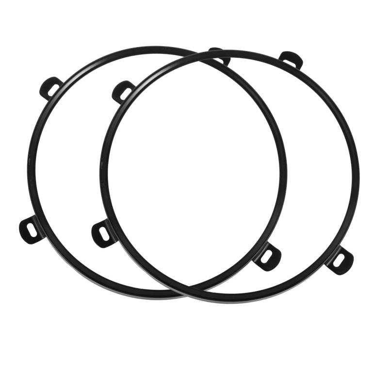MAGICLULU 2Stücke Auto Montagehalterungen Runder Haltering Stabile Halterung Für Einfach Zu Installierende Rack von MAGICLULU