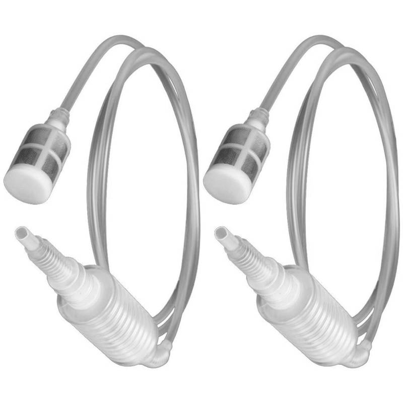 MAGICLULU 2Stücke Handsiphonpumpe mit Filter Ölextraktionspumpe und Gassiphon für Wasser Benzin Öltransfer Praktische Manuelle Transferpumpe für Zuhause und Unterwegs von MAGICLULU