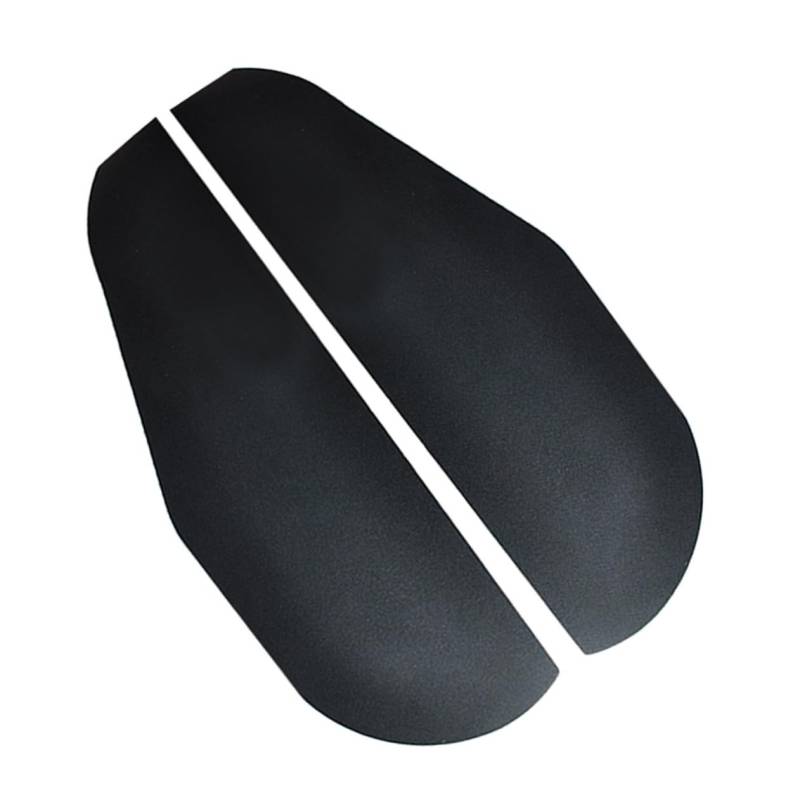 MAGICLULU 2Stücke Rückspiegel Regenschutz aus Aluminiumlegierung für Autos Schwarz Flexibles Visier für Seitenspiegel Schützt Regen und Einfache Installation Kompatibel von MAGICLULU