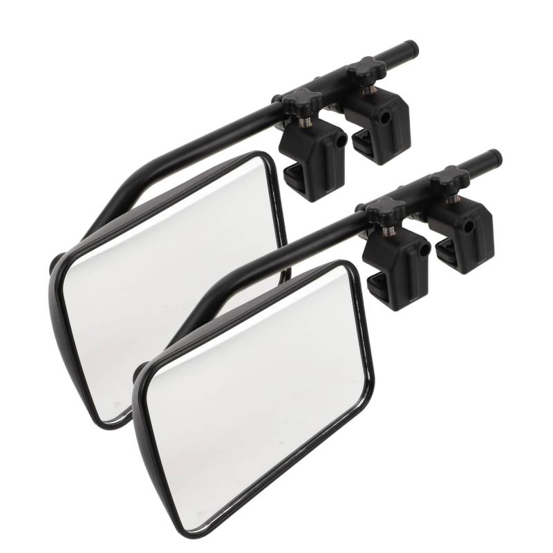 MAGICLULU 2Stücke Verstellbare Clip Rückspiegel für Optimale Sicht Beim Anhängerziehen Erweiterung für Sicheres Manövrieren von MAGICLULU