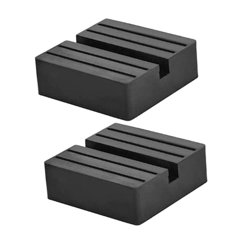 MAGICLULU 2Stücke Wagenheber Gummiauflage Pads für Fahrzeugheber Universelle Wagenheberstützen Schutzpolster für Kfz Reparatur Kompakt und Platzsparend für Werkstätten und Garagen von MAGICLULU