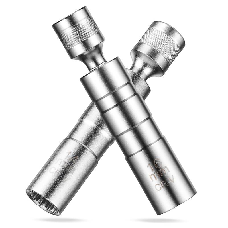 MAGICLULU 2Stücke Zündkerzenstecker Mit Magnet Und Drehbare Zündkerzensteckdose Für Einfache Installation Für Verschiedene Automodelle Und Zündkerzenarbeiten von MAGICLULU