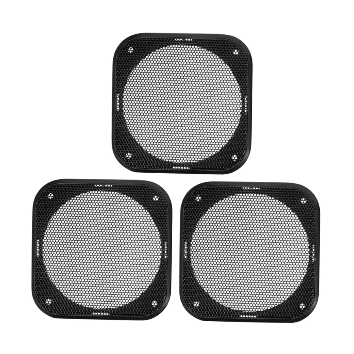 MAGICLULU 3 Stück Quadrathornnetzabdeckung Mesh-lautsprecherabdeckung Sprecher Grill Lautsprechergitterabdeckung Lautsprecher-netzabdeckung Lautsprechergitterschutz Plastik Black MAGICLULU 3 Stück Quadrathornnetzabdeckung Mesh-lautsprecherabdeckung Sprecher Grill Lautsprechergitterabdeckung Lautsprecher-netzabdeckung Lautsprechergitterschutz Plastik Black von MAGICLULU