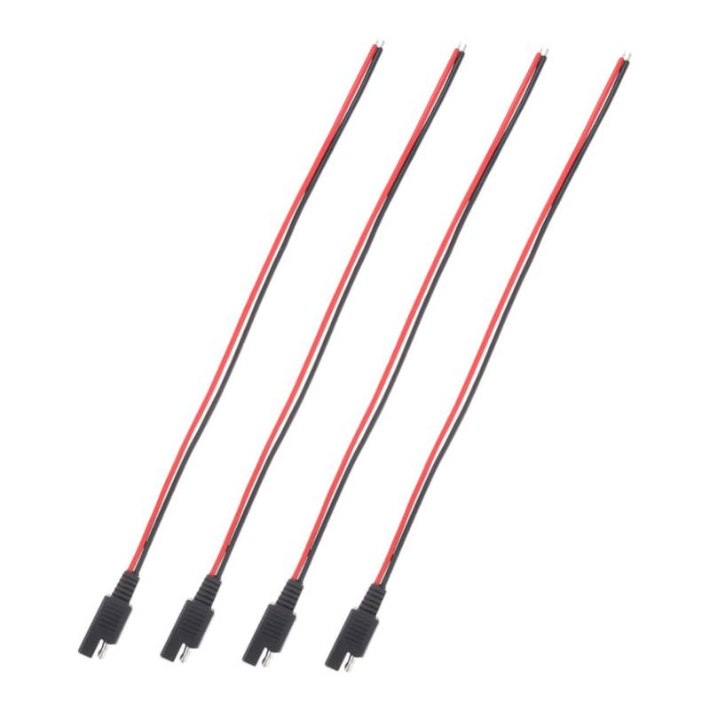 MAGICLULU 4 Stück Autobatteriekabel Fahrzeug Solarpanel Kabel Abschleppen Schneller Austausch Verlängerung Crimp Anschlusskabelbaum Fahrzeug Solarpanel Kabelklemmen Adapter von MAGICLULU