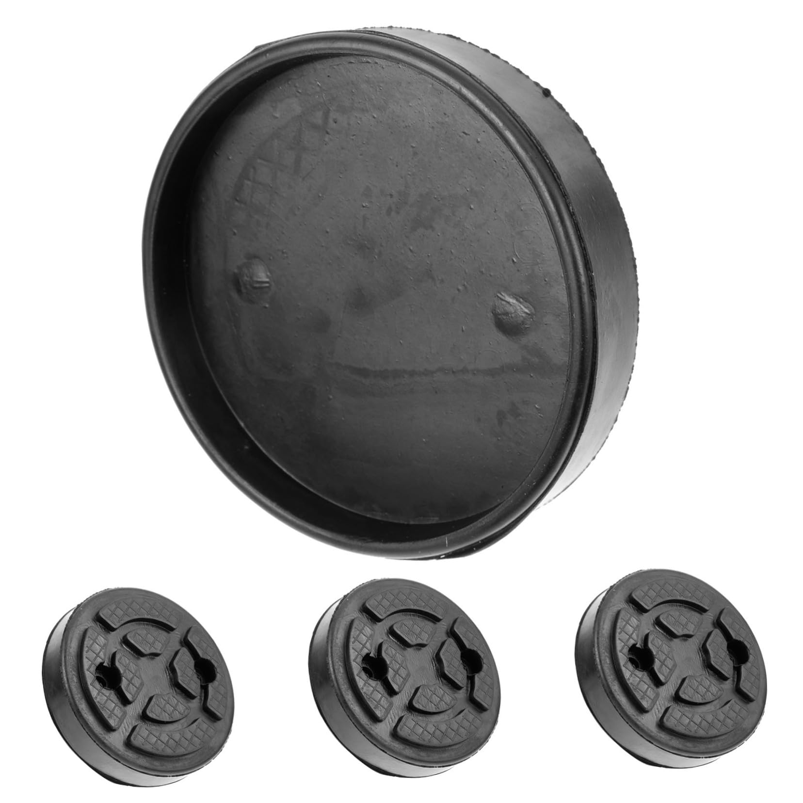 MAGICLULU 4 Stück Runde Gummiauflage Hebepolster Wagenheber Bodenheber Schabracke für Adapter Autos Gummimatte Wohnmobil Jack Pads Bodenheberauflage Jack-Pads Pinch Weld Jack Pad Schwarz MAGICLULU 4 Stück Runde Gummiauflage Hebepolster Wagenheber Bodenheber Schabracke für Adapter Autos Gummimatte Wohnmobil Jack Pads Bodenheberauflage Jack-Pads Pinch Weld Jack Pad Schwarz von MAGICLULU