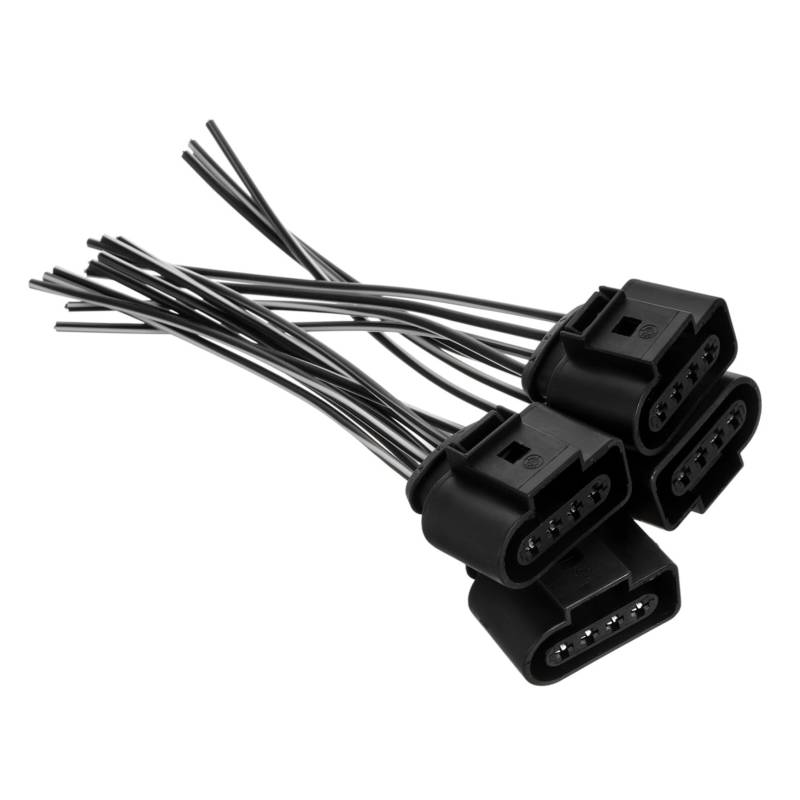 MAGICLULU 4 Stück Zündspulenstecker Auto Entfernung Crimp Stecker Kabelbaum Ersatz Für Zündspulendraht Zündkerzen Zündkabel Zündspulenkabel Schwarzer Kunststoff von MAGICLULU