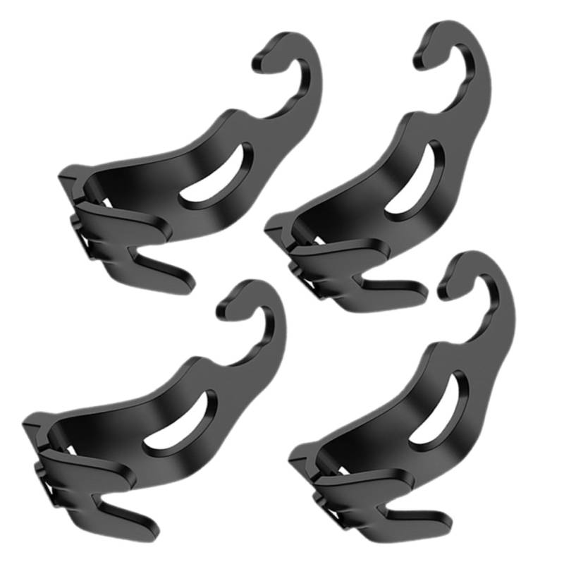 MAGICLULU 4Stücke Auto Kopfstützenhaken Robuste Organizer für Geldbörsen und Taschen Langlebigem Material zur Aufbewahrung im Auto Platzsparend von MAGICLULU